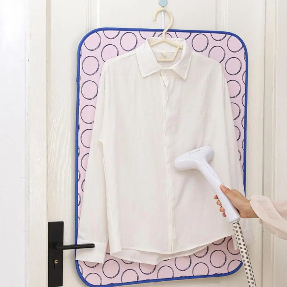 

Heat Insulation Ironing Mat Steam Cloth Mat Ironing Table Foldable Hanging Laying Useful Ironing Board Small Clothes Protector