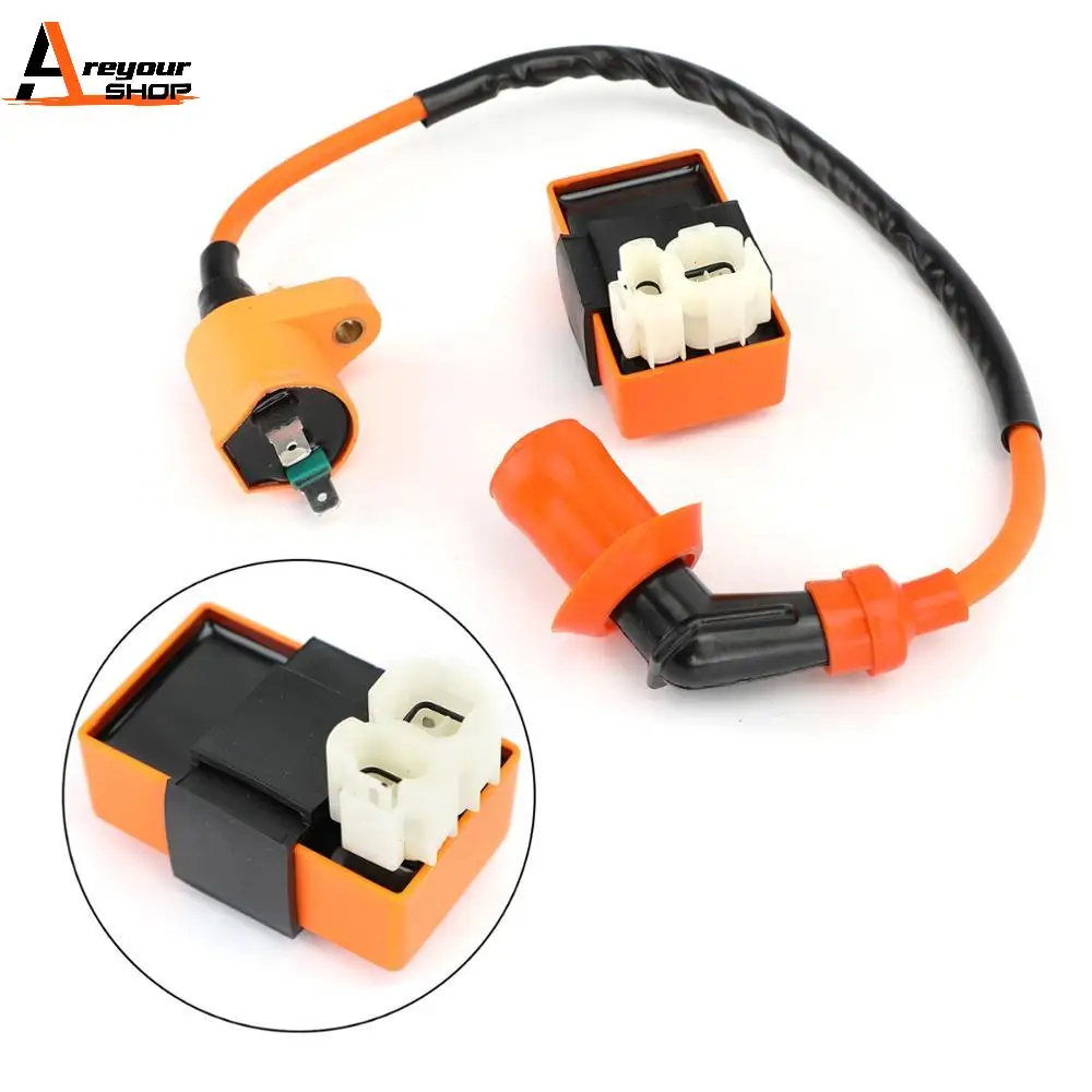 

Areyourshop For Honda Foreman 400 450 TRX400 450 FourTrax Racing Ignition Coil CDI Box Motorcycle Plug