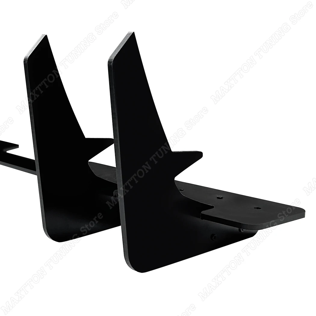 4 Fins Car Rear Bumper Diffuser For Subaru WRX STI Rear Splitters Spoiler Lip Bodykits Tuning ABS Gloss Black 2022 2023 2024