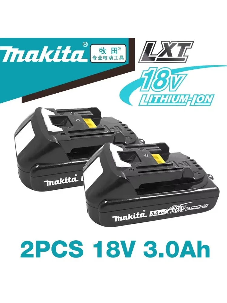 Makita 100% Originele 18V 3Ah 3000mAh Makita Batterij BL1830B BL1850B BL1850 BL1840 BL1860 BL1815 Vervangende Lithium Batterij - afbeelding 2