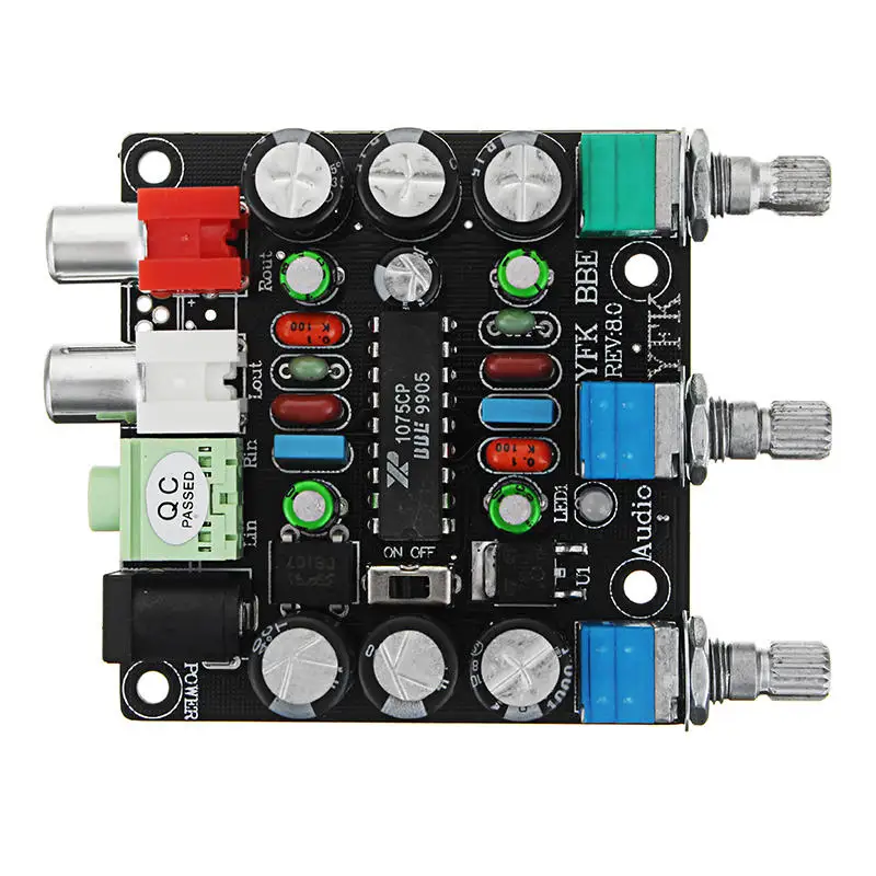 Xr1075กระตุ้นเสียงความละเอียดสูงแหล่งจ่ายไฟเดี่ยวพร้อมโมดูลวงจร BBE