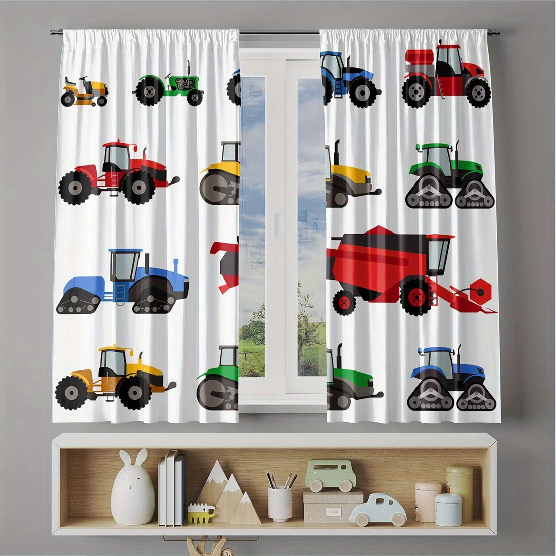 Rideau Tracteur Dessin Animé I - Agriculture Farming For Kids avis et prix