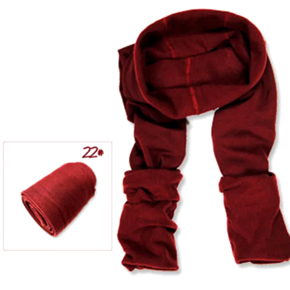 Girls Winter Warm Thick Lined Tights Dark Red Elastic Leggings Ninth Pants for 8-12 Years Old Kids Cold Season Wear view 6