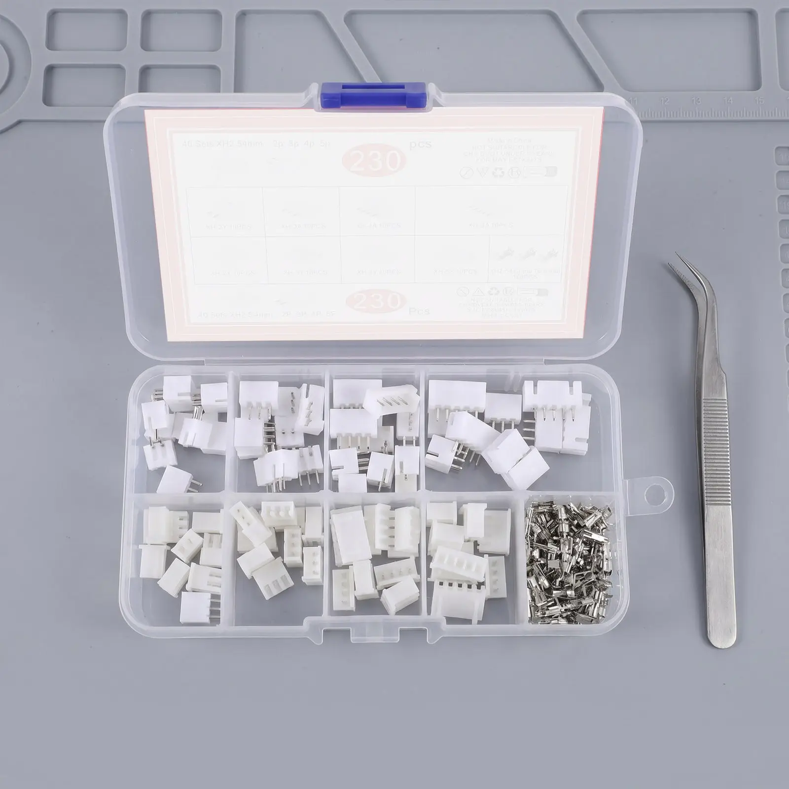 1Set Terminal Connector Kit 2P 3P 4P 5P Pitch 0.1 Inch Male Female Pin Socket Housing Ideal for Automotive Electrical Wire