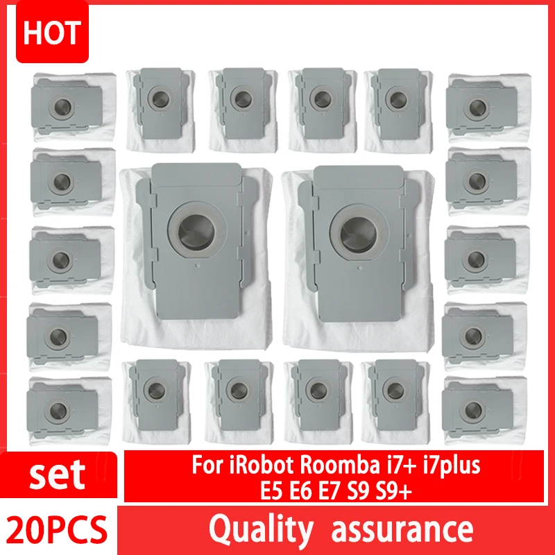 For iRobot Roomba i7+ i7 plus E5 E6 E7 S9 S9+ Dust bag Accessories robot Vacuum Cleaner bags Replacement Dirty Bags Spare Parts