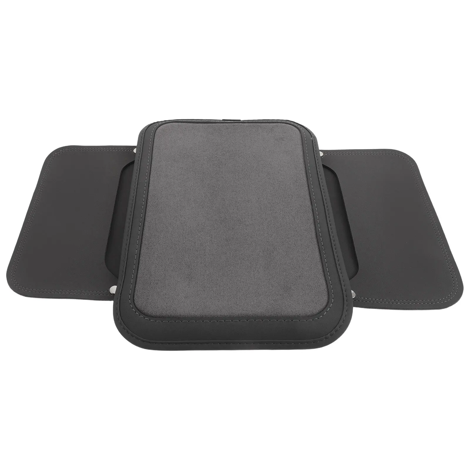 Car Armrest Box Cushion High Density Soft Pad Universal Waterproof PU Armrest Organizer Storage for Center Console Suv