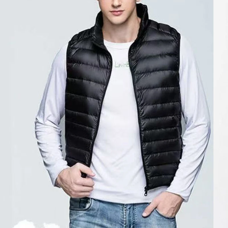 

Осень-зима, мужские легкие флисовые теплые жилеты без рукавов, куртки, верхняя одежда, мужские жилеты на молнии с хлопковой подкладкой и воротником-стойкой