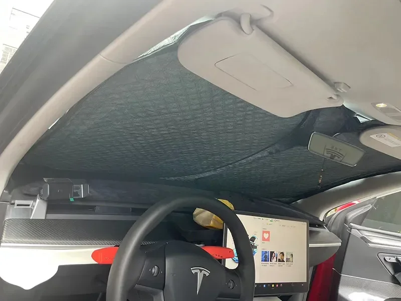für Tesla Modell 3 Y S X 2025-2020 2026, Upgrade, Sichtschutz, Seitenfenster, Sonnenschutz, vorne und hinten, Windschutzscheibe, Blindschattierung, Outdoor, Camping – Detail 21