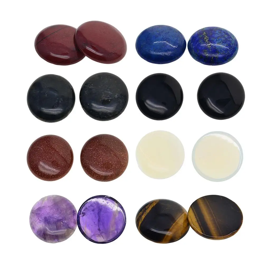Decorative Cabochon Stone Unique Gemstone Flatback for Jewelry Making Scrapbooking and Art Creation