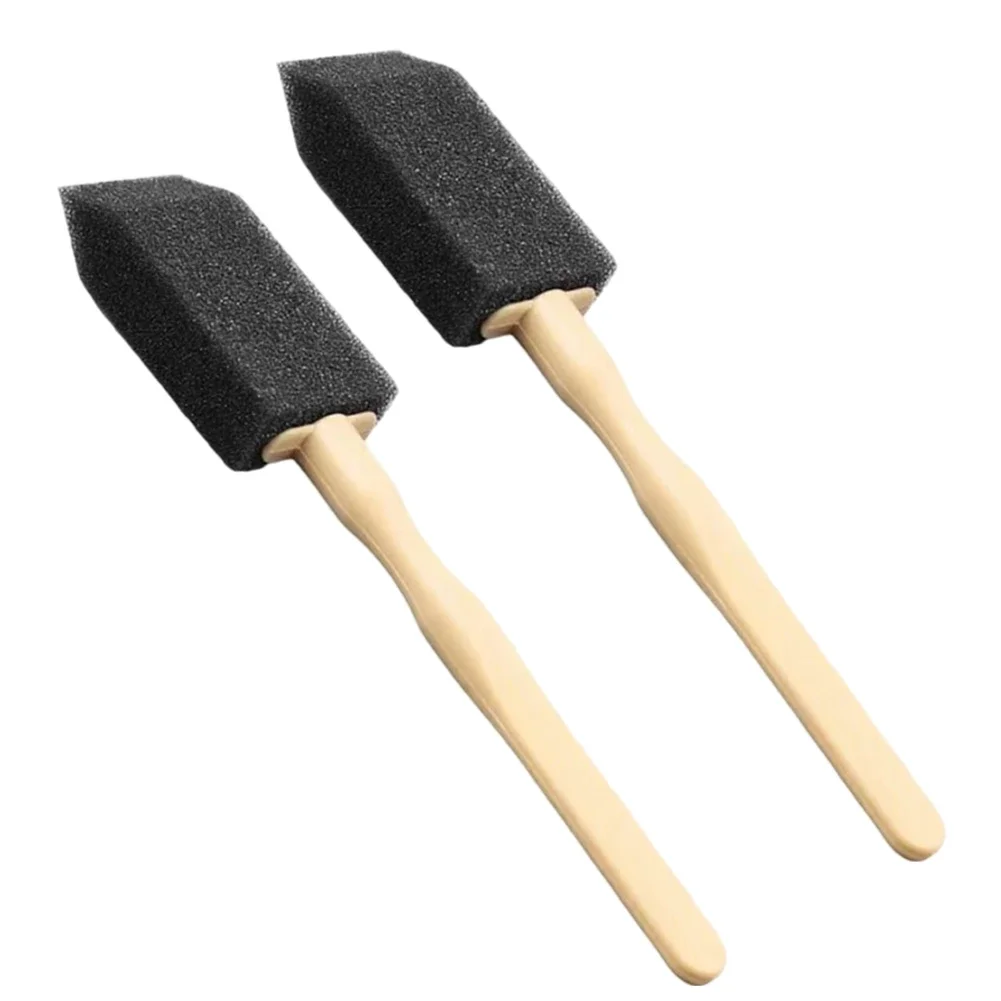 

1/2/5/10Pcs Black Car Air Conditioner Vent Sponge Brush Car Grille Cleaner Brushes 14cm X 2.5cm X 1.4cm ABS Plastic Replacement