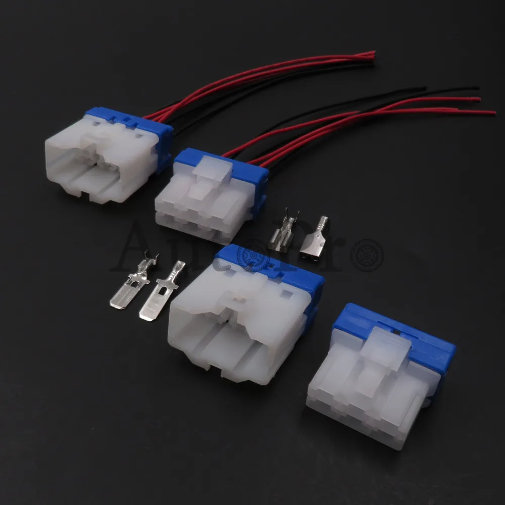 1 Set 6 Hole PH776-06015 AC Assembly AutoBlower Heater Resistance Speed Regulating Connectors PH772-06015 Car Wire Sockets