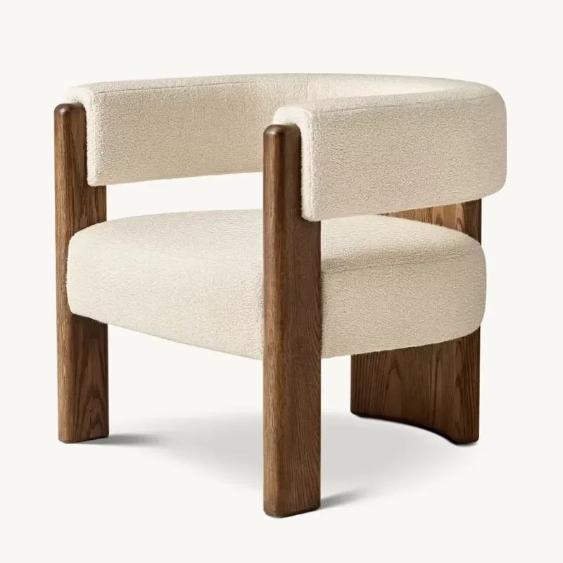 for Sassanid OEM Danish Modern Design Iconic Chair American Luxury Home Furnishing Sets Lido Fabric Chair