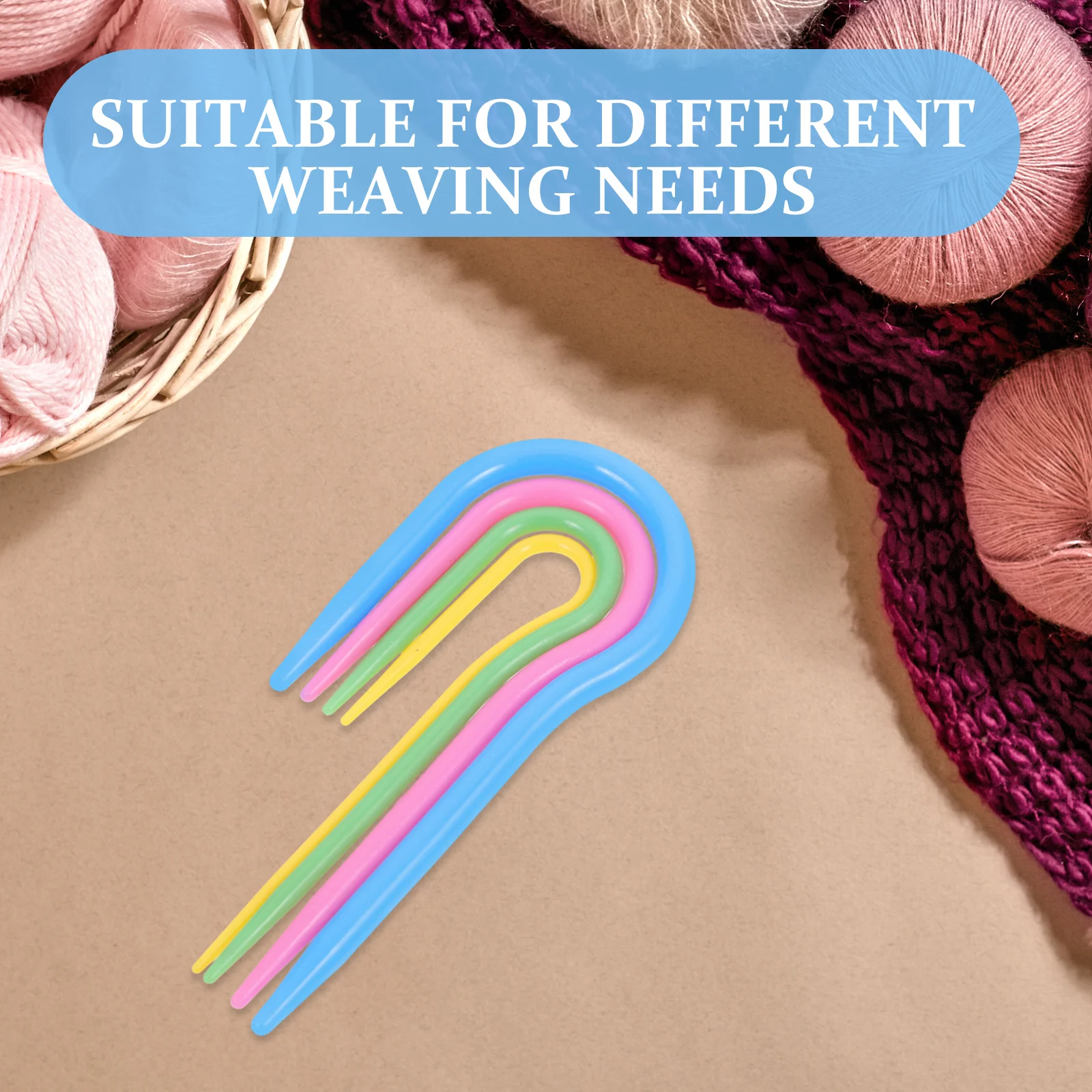 16Pcs Cable Knitting Needles Knitting Tools Needles Set for Sweaters Scarves Blankets Handmade Craft Projects DIY Yarn Work