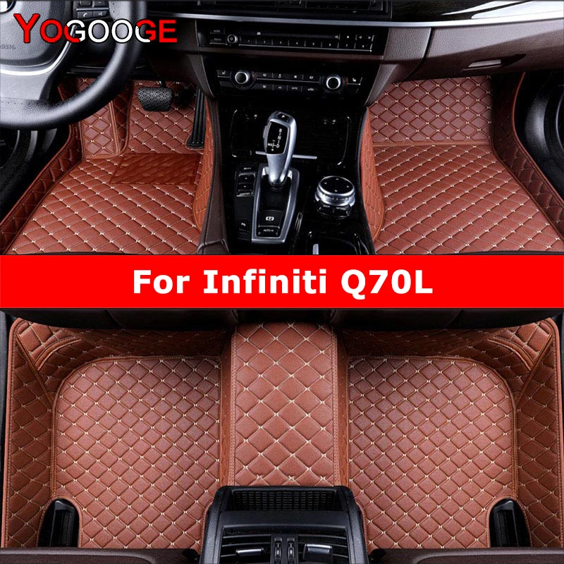 

YOGOOGE пользовательские автомобильные коврики для Infiniti Q70 авто ковры аксессуары для ног Coche