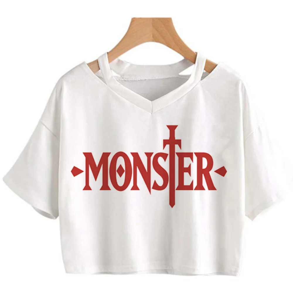 Monster Anime crop top shoujo gyaru cheap korean fashion clearance sales vintage top tees streetwear jojifuku grunge y2k vintage