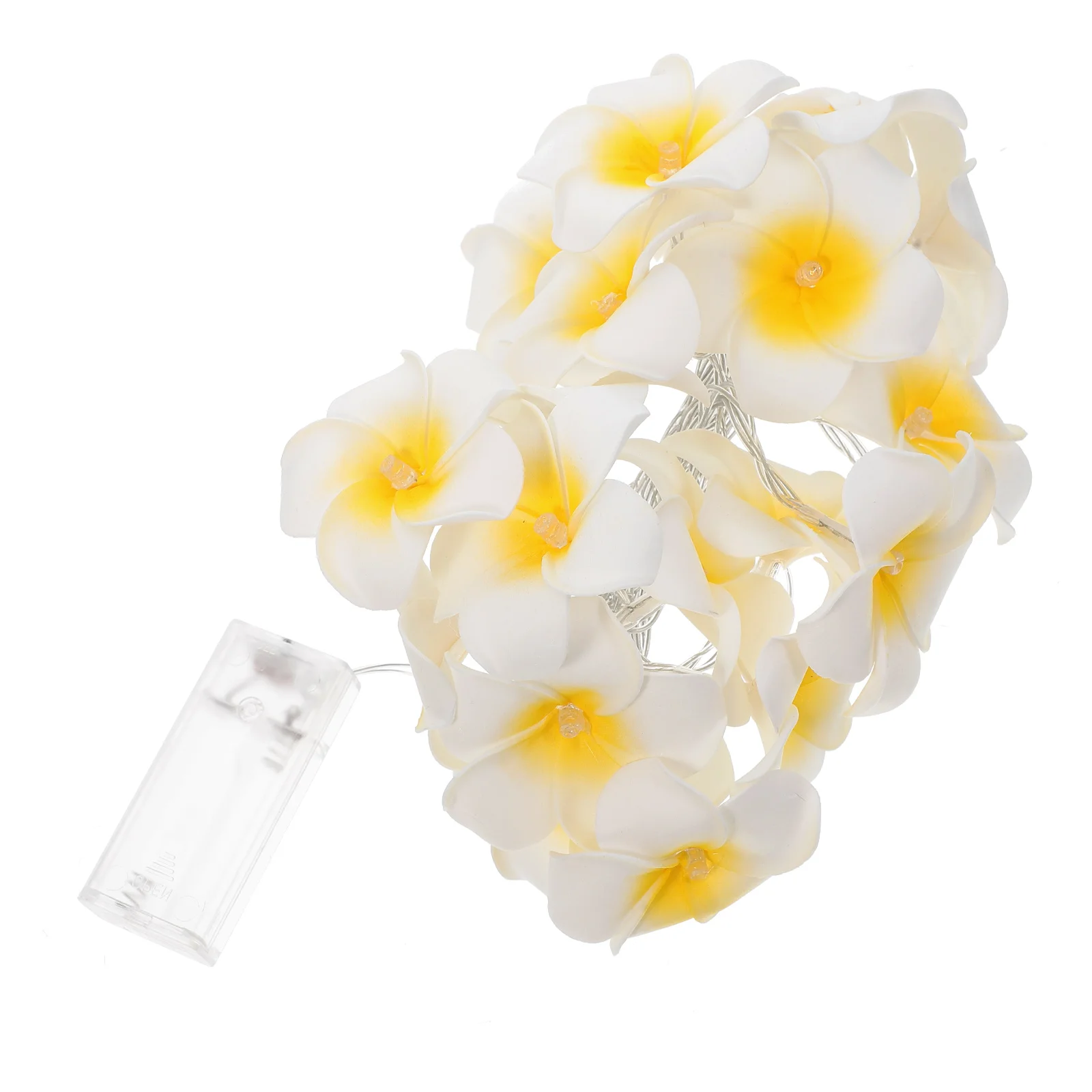 

LED String White Plumeria Flower String Powered LED String String Lamp
