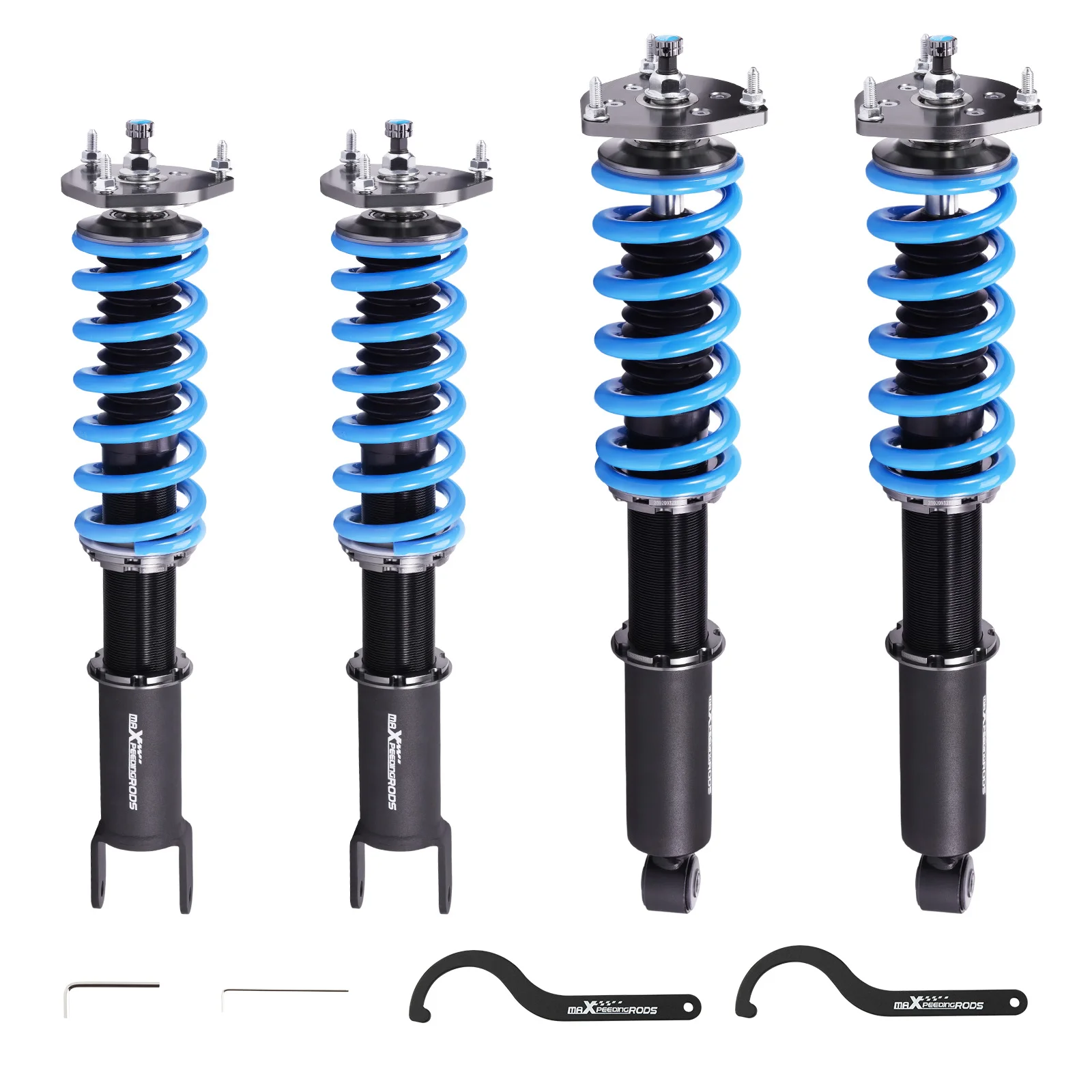 Kit de ressorts et amortisseurs réglables MaXpeedingrods 24 Click Damper pour Infiniti Q50 2014-2023 RWD, sauf utilisation sur route 2.0T STREET