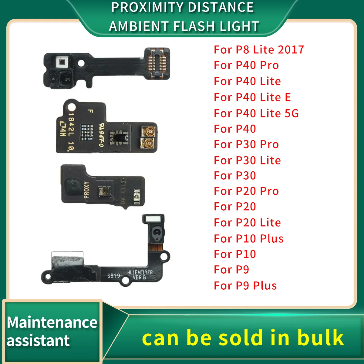 

Световой датчик приближения расстояние гибкий для Huawei P8 P9 P10 P20 P30 P40 Lite E Pro Plus