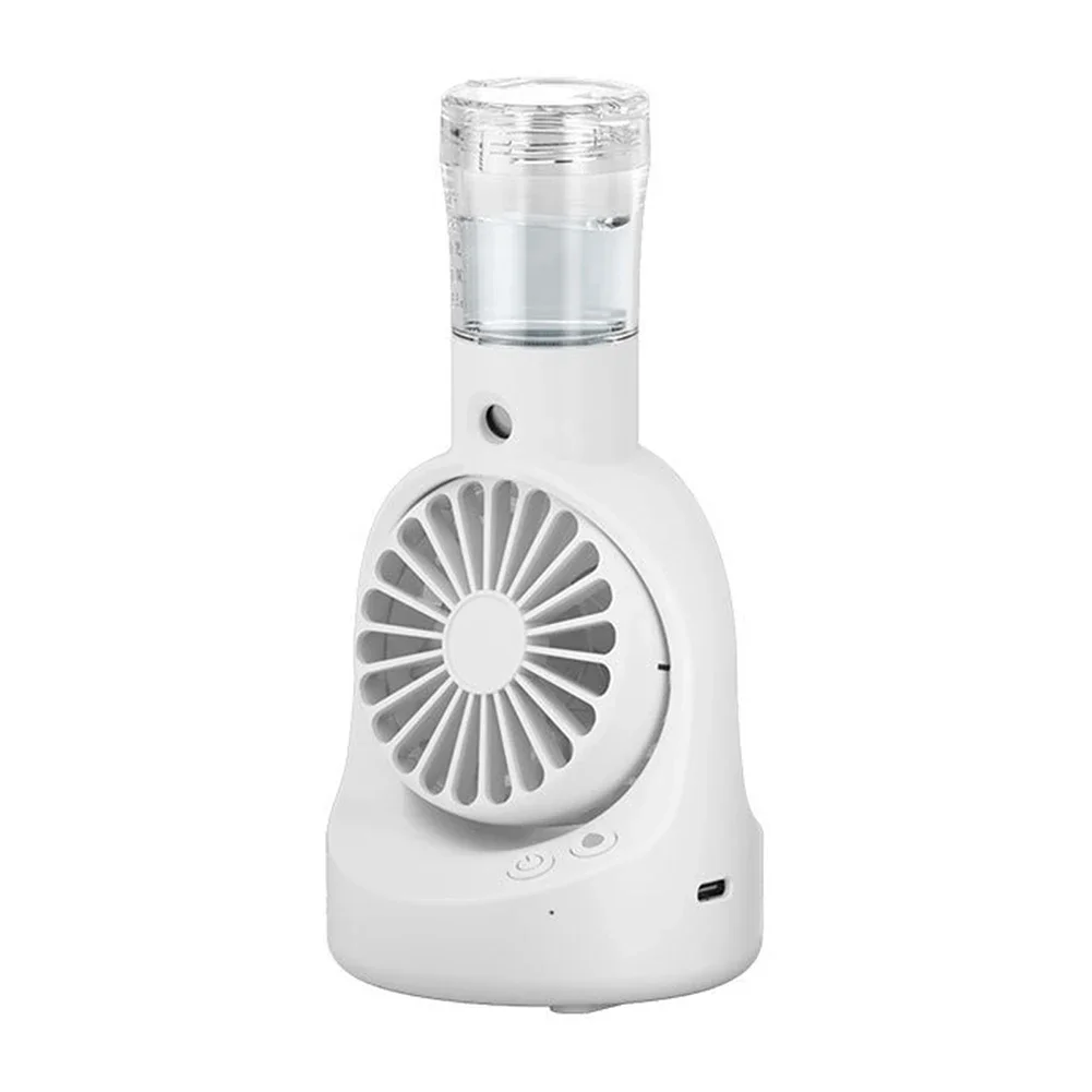 Brand New High Quality Portable Fan With Sprayer Compact Easy Charging Folding Handheld Humidification Lightweight