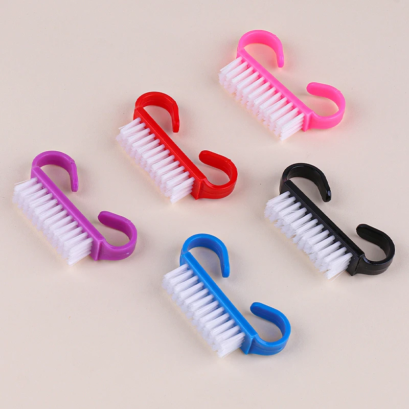 Brosses de nettoyage des ongles, pour soins des ongles, poudre, dissolvant de poussière douce, outils de manucure, poignée en plastique, brosse de nettoyage pour Salon de manucure, 10 pièces/20 pièces