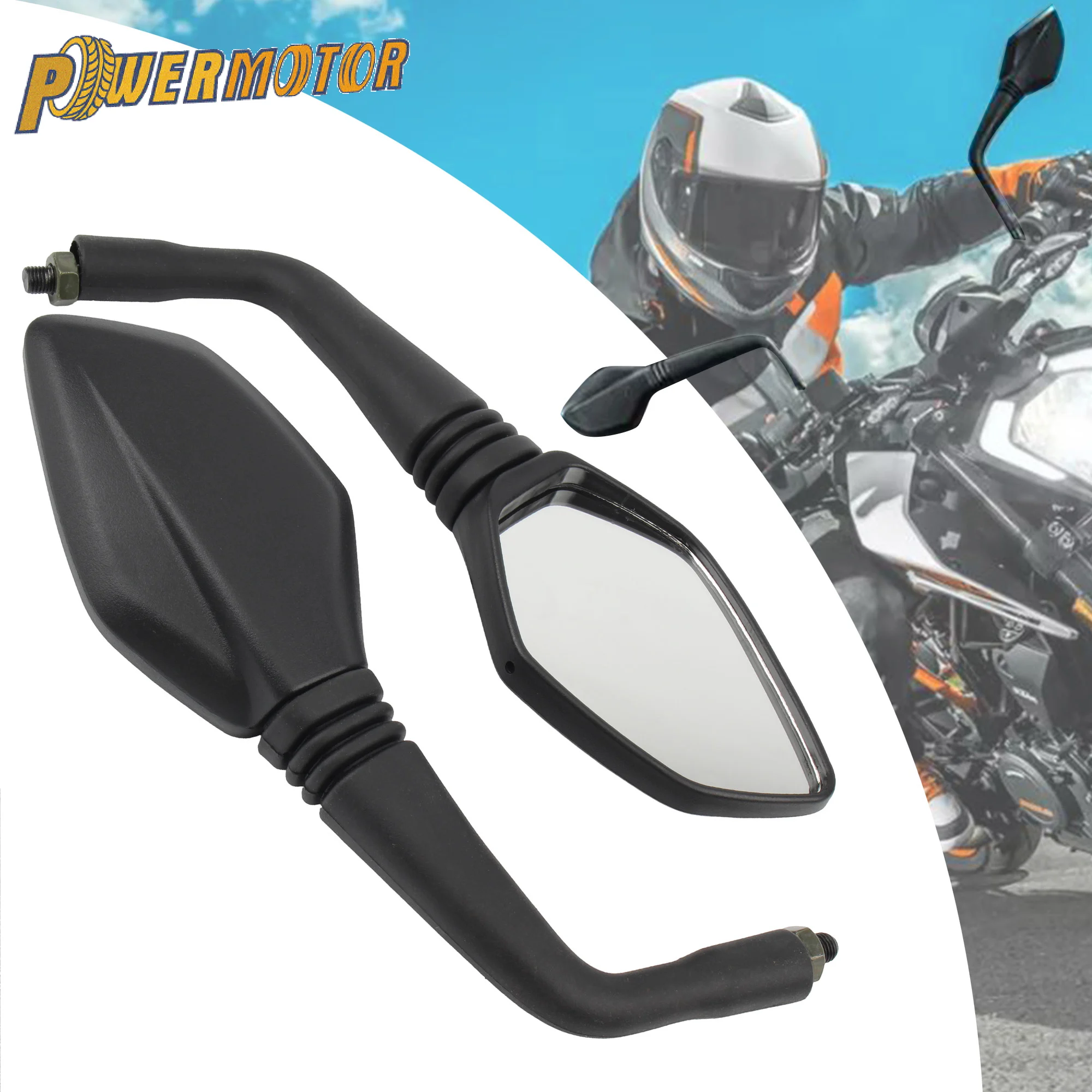 Motorrad-Seitenrückspiegel für KTM DUKE 125 250 300 690 790 990 1290 ADV, Modifikations-Ersatzzubehör, klare Sicht