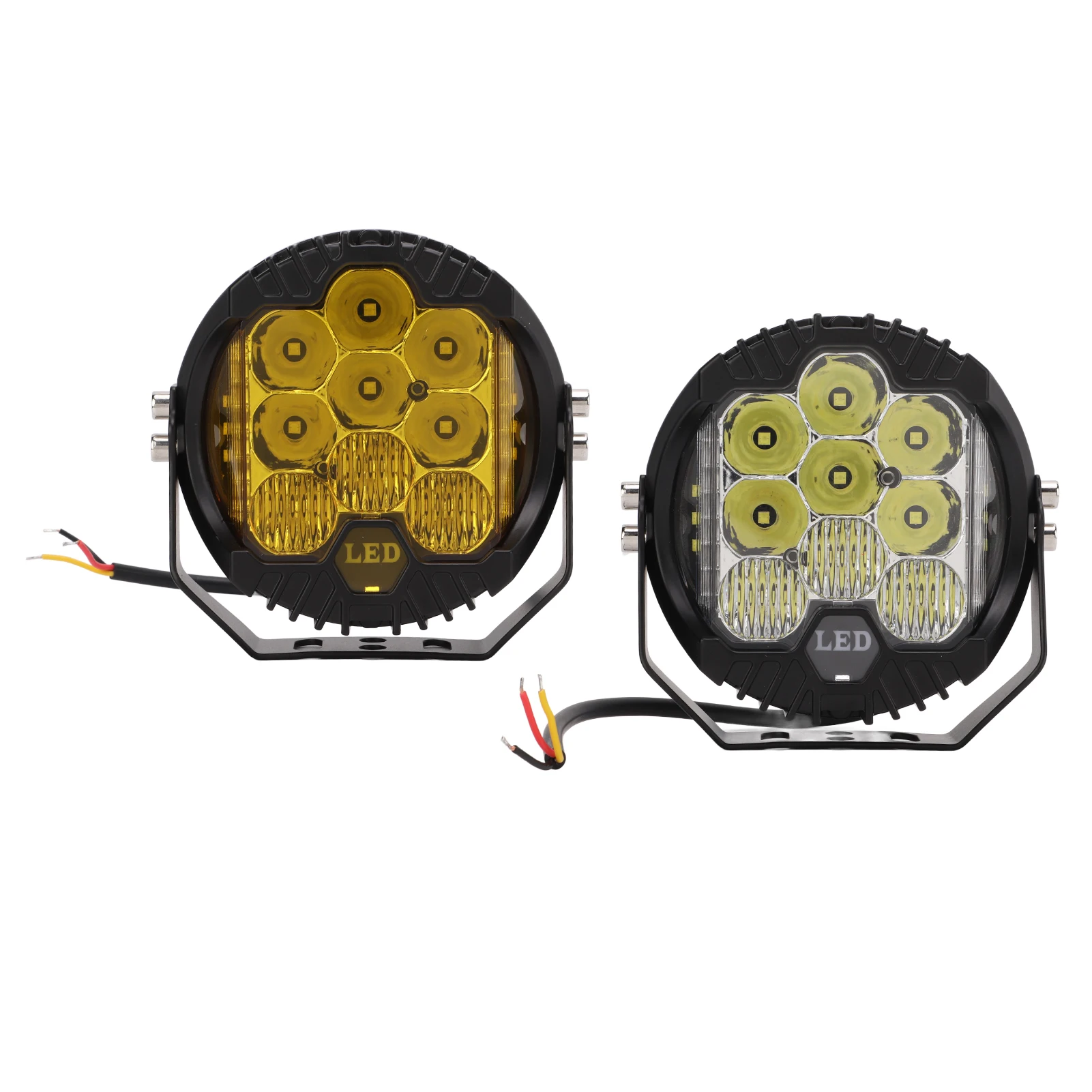 

5inch Car LED Offroad Light IP67 Waterproof 90W 5000LM Universal Spotlight for SUV ATV UTV Boat Accessories