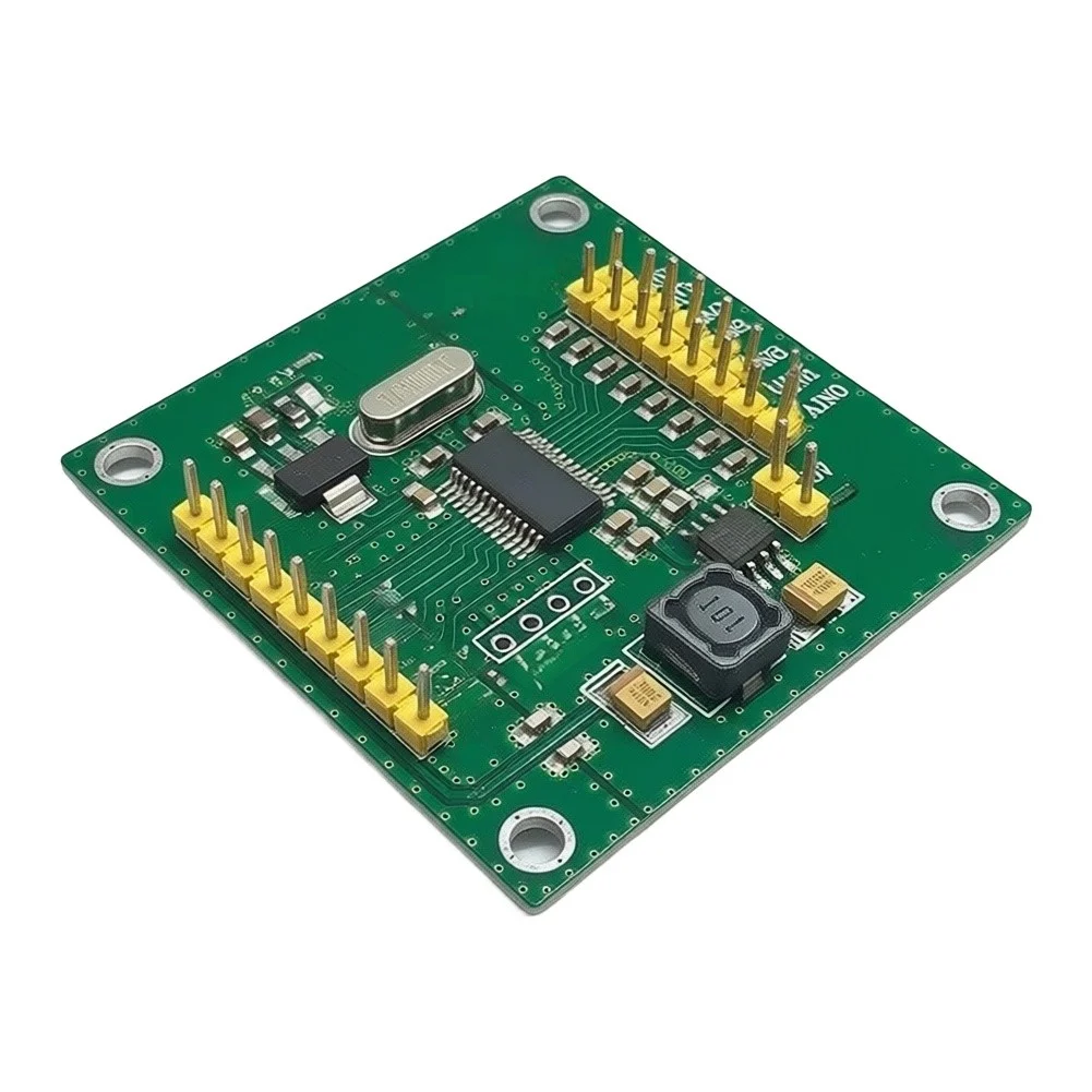 ADS1256 High-Precision 24-Bit 8-Channel For ADC Expansion Board for Raspberry Pi with Sensor Interface and 30ksps Sampling Rate