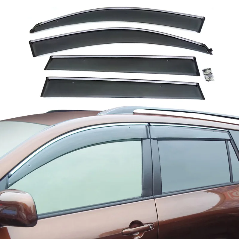

Special for purpose Toyota 2009-2012 RAV4 window rain shield widened injection molded rain shield Toyota RAV4 rain brow