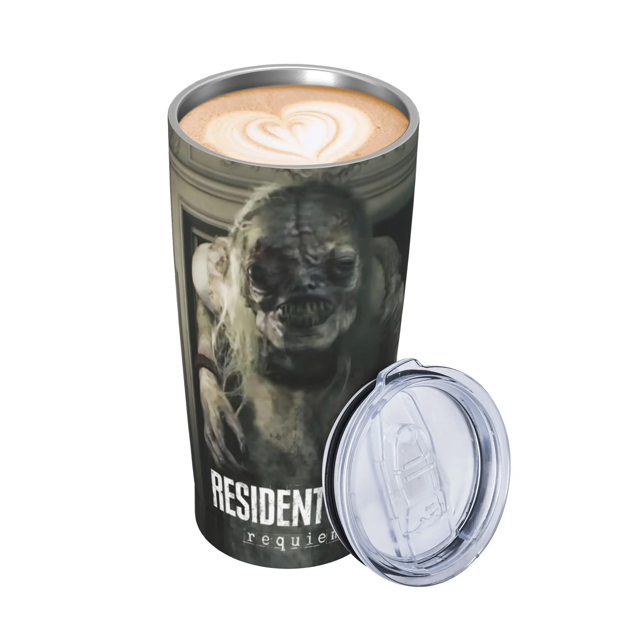 Residents Evils 9  Tumbler Vacuum Insulated Games Thermal Cup Stainless Steel Double Wall Mug Spill Proof 20oz