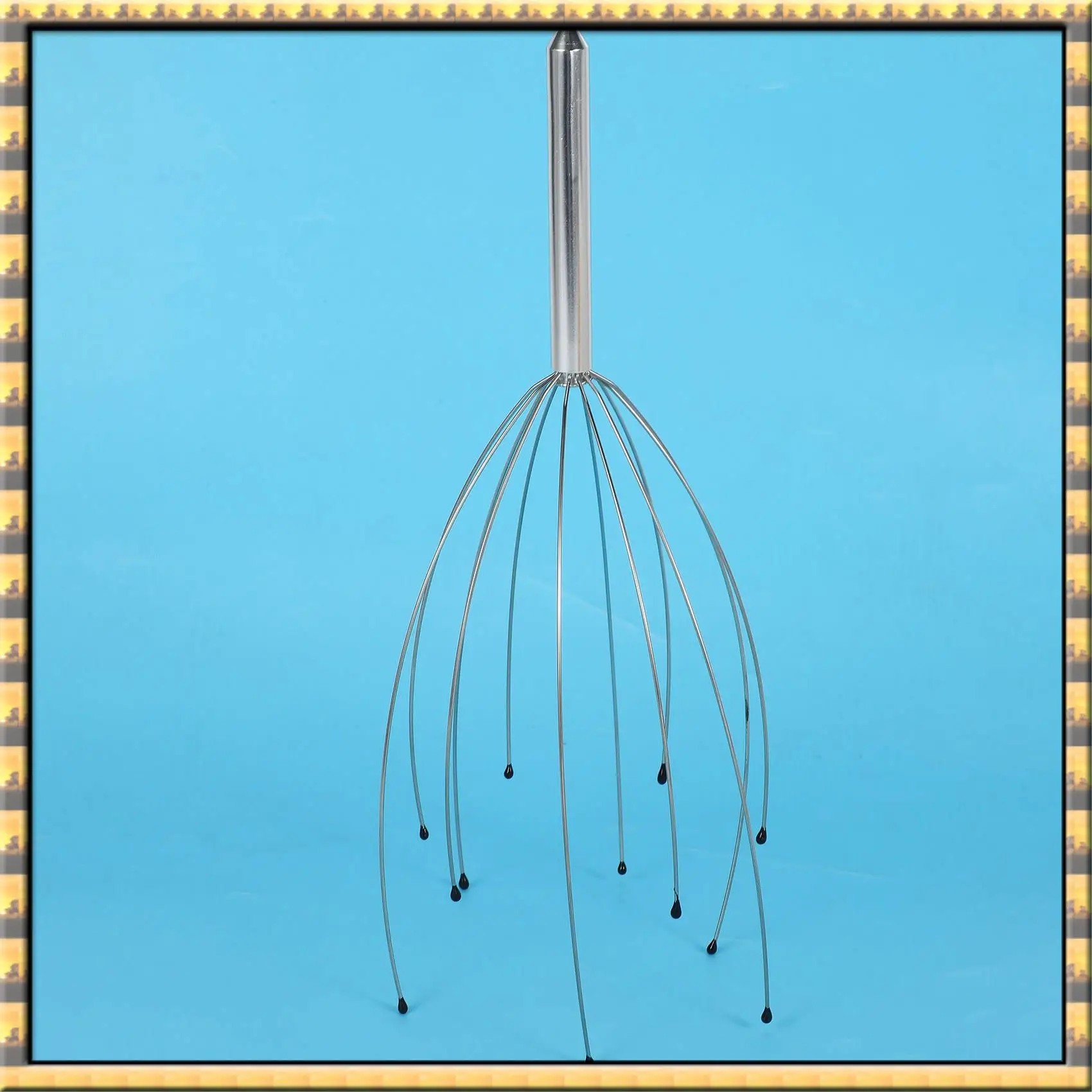 

Hot Sale 2X Silver Head Scalp Neck Stress Relax Massager