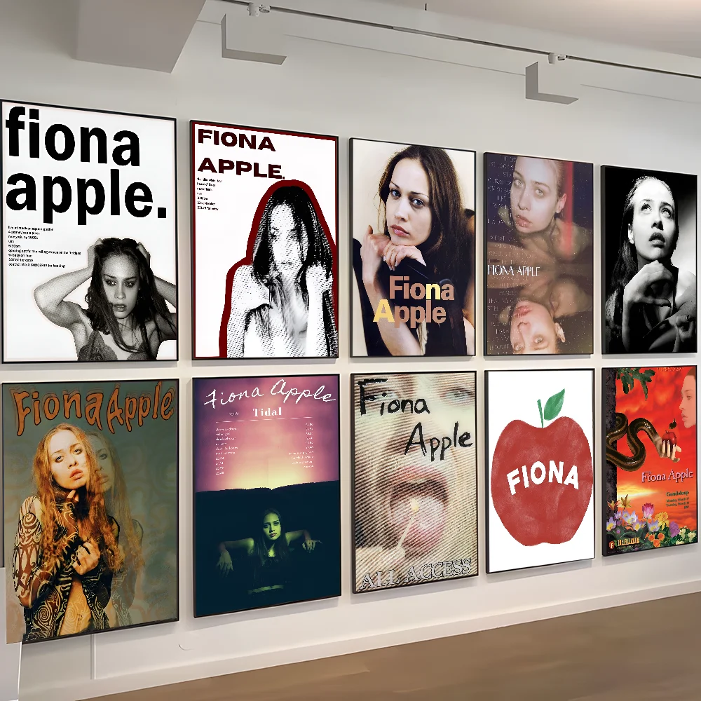 F-Fiona A-Apple Classic Vintage Posters Decoracion Painting Wall Art White Kraft Paper Kawaii Room Decor