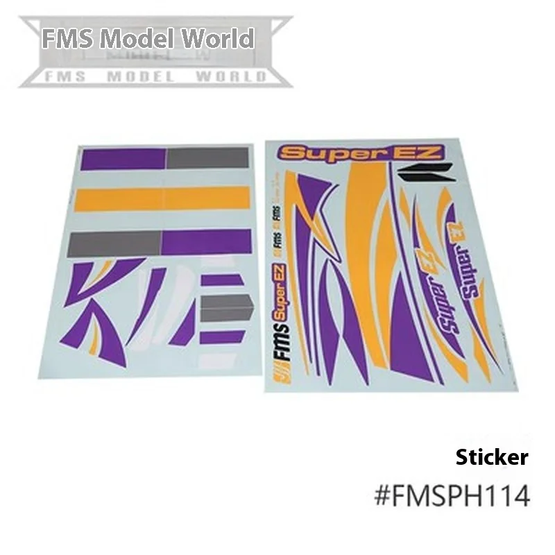 Ensemble d'accessoires pour avion Fms SAFV4, comprenant le fuselage, l'hélice, les ailes, le train d'atterrissage, le cadre du moteur, 1220mm