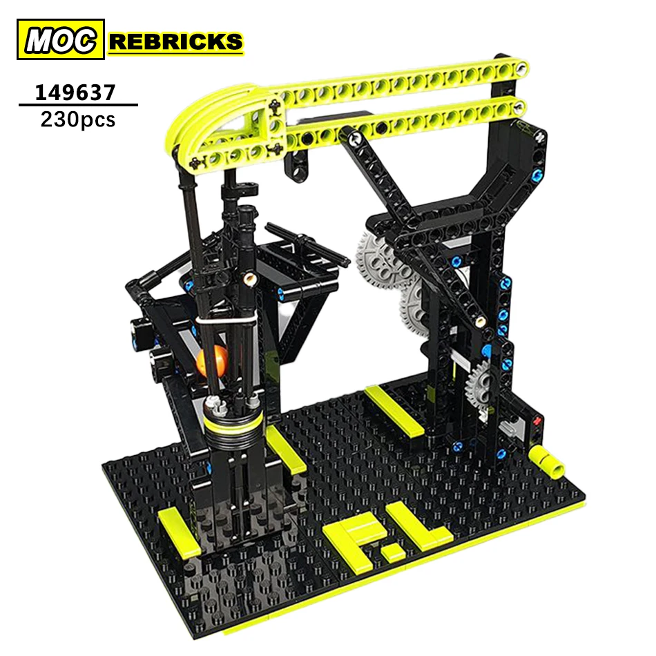 

GBC Competition Design Series Power Loop 01 - Ball Picker Building Block DIY Model MOC-149637 Collection Experts Brick Toy Gift