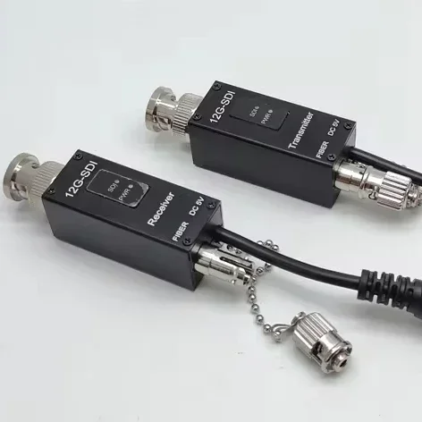 

In stock TV Studio Equipment Camera ST 10KM Mini 12GSDI Video ASI to Optical Fiber Converter