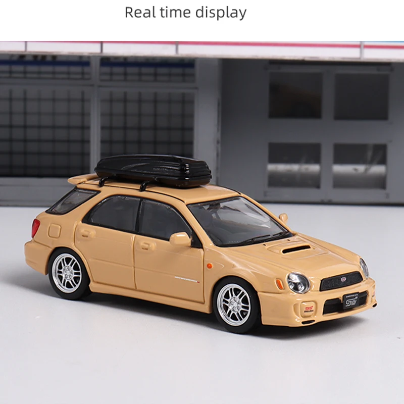 Diecast Original 1:64 Scale WRX STI Exhibition Edition Simulation Alloy Car Model Display Collectible Toy Gift