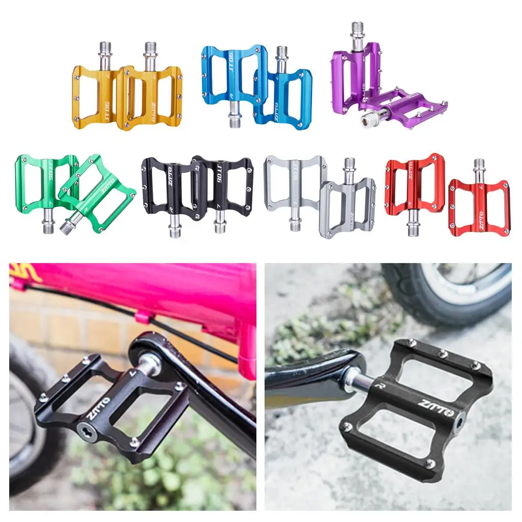 

Велосипедные плоские педали 9/16 дюймов Велосипедные нескользящие педали на платформе