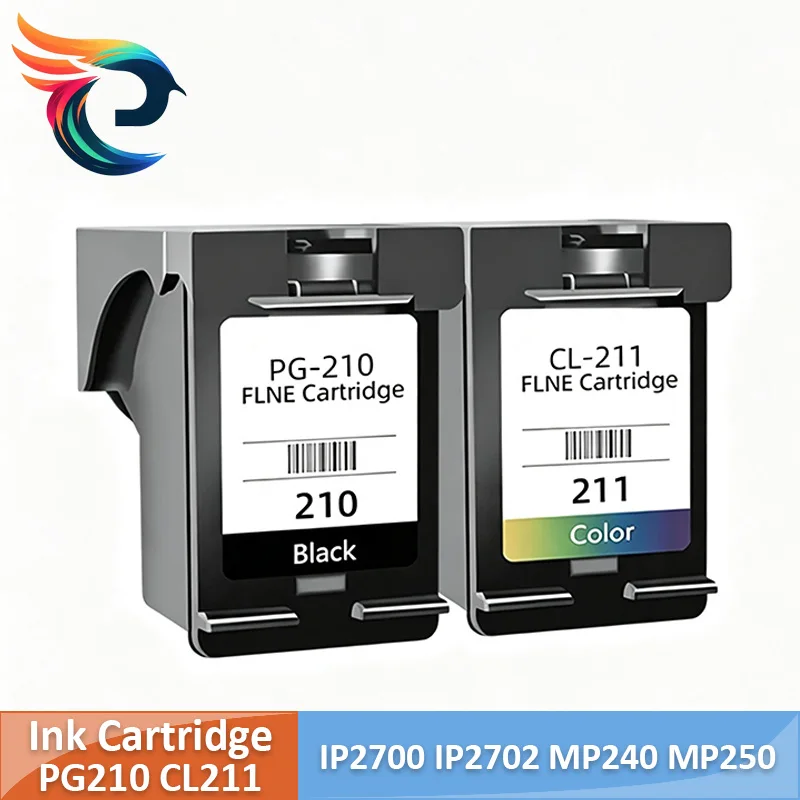 210XL 211XL PG210 CL211 Compatible Ink Cartridge For Canon IP2700 IP2702 MP240 MP250 MP260 MP270 MP320 MP495 MP480 MP490