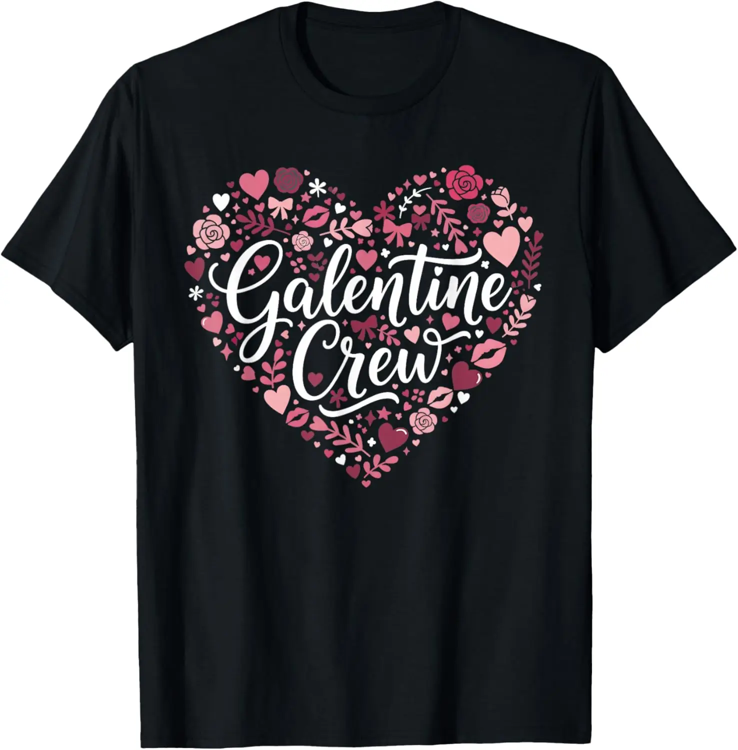 Galentine Crew Galentine's Day Gals Sisterhood Women Girls T-Shirt-image