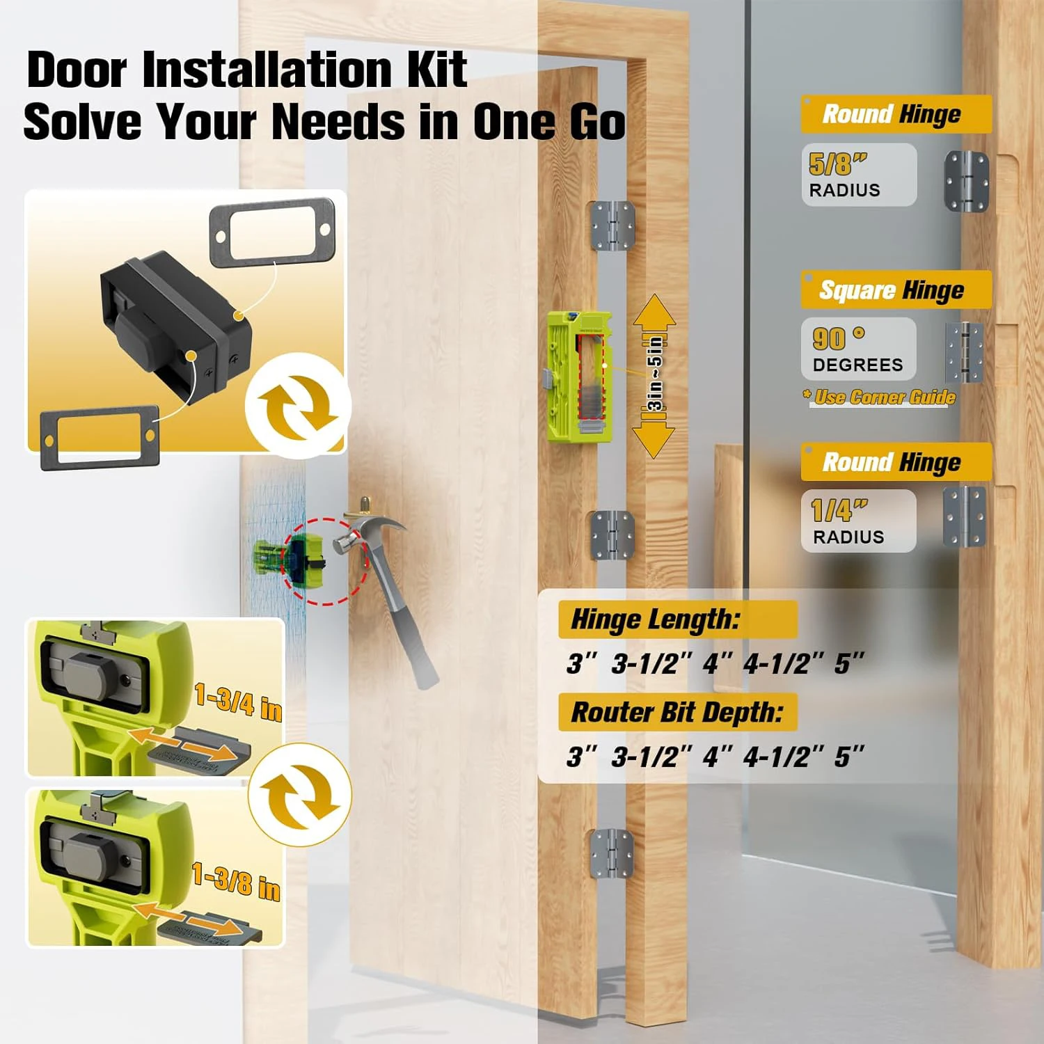 طقم تركيب مفصل الباب ومزلاج الباب، قالب نقر مفصل الباب، مزلاج الباب للحزام والتسجيل الدقيق #4