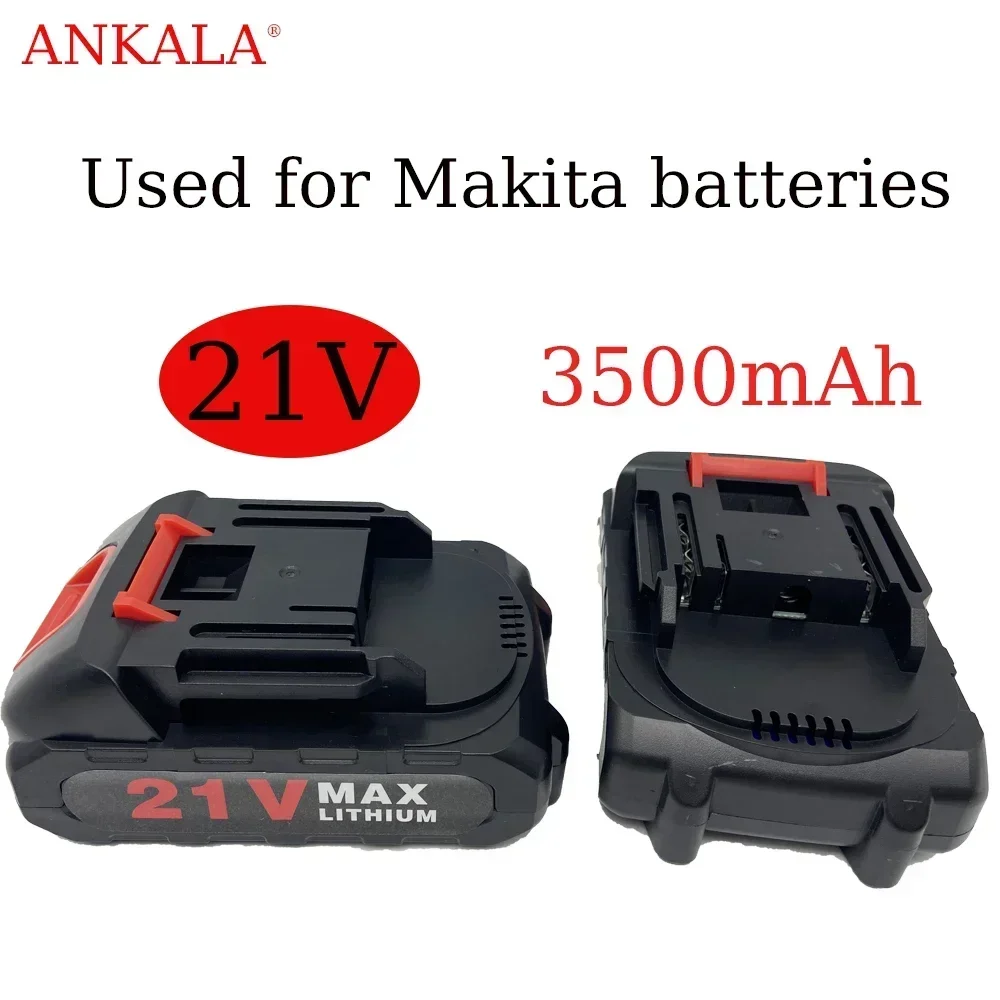 Batería de litio recargable de 21V y 3500mAh 18650 para reemplazar el programa de controlador inalámbrico Makita de alta corriente y alta descarga