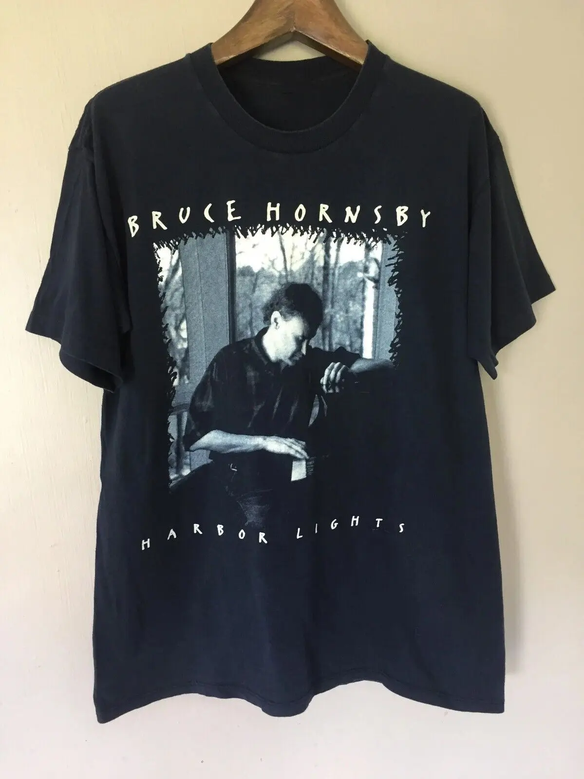 Bruce Hornsby Harbor Lights Heavy Cotton Black All Size T Shirt A1249