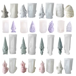 Gnome Epoxy Silicone Mold Valentines Old Man Resin Mold Cute Gnome Uniform Candle Resin Casting Mold for Home Decor Aromatherapy