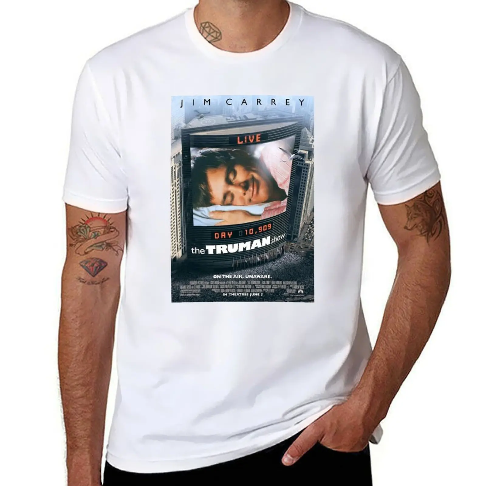 

The Truman Show T-shirt sweat graphics summer tops t shirts for men