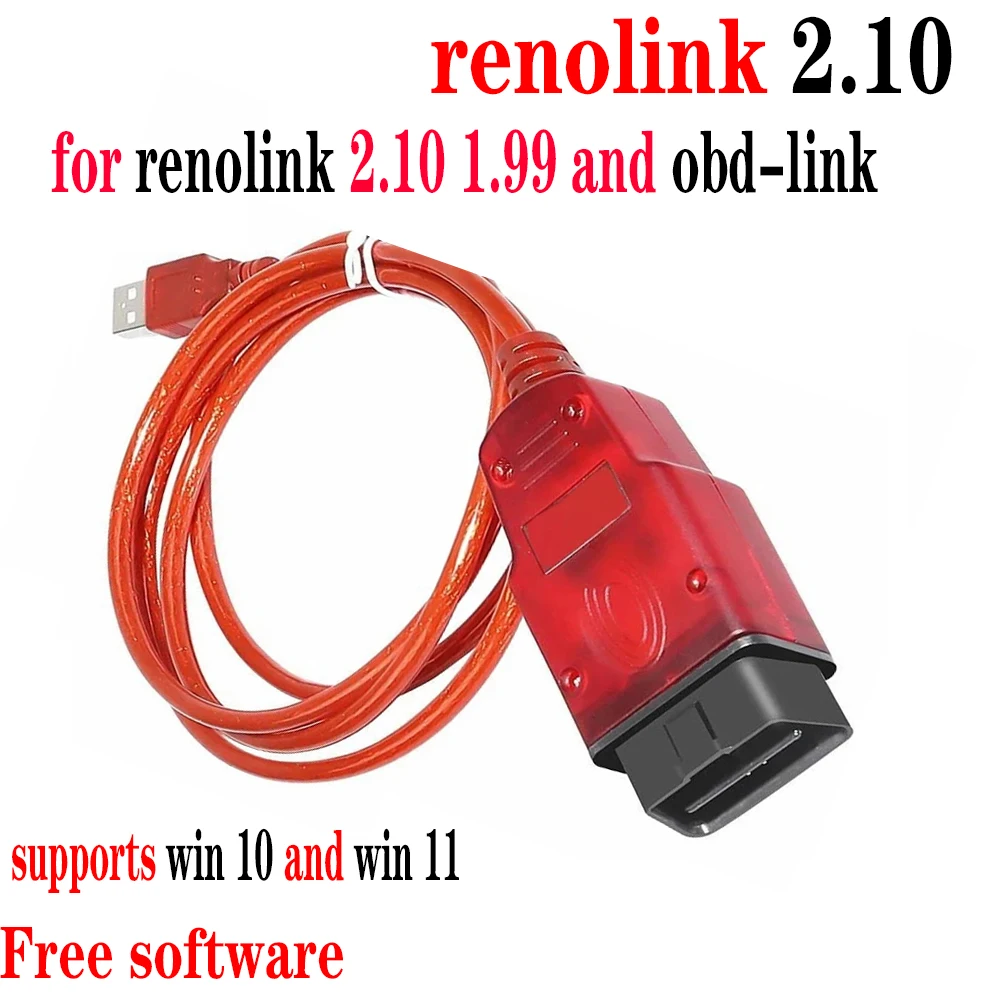 

2025 Renolink V2.10 2 10 Обновление для Renault Автомобильный инструмент ЭБУ Тюнинг подушки безопасности Сброс ECM UCH Key Programmer Интерфейс