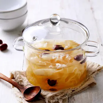 玻璃湯鍋帶蓋防塵燉鍋帶把手,適用於煮拉麵、燕麥粥和其他菜餚,美國發貨 12 最佳銷售 可愛的小盆 - №11