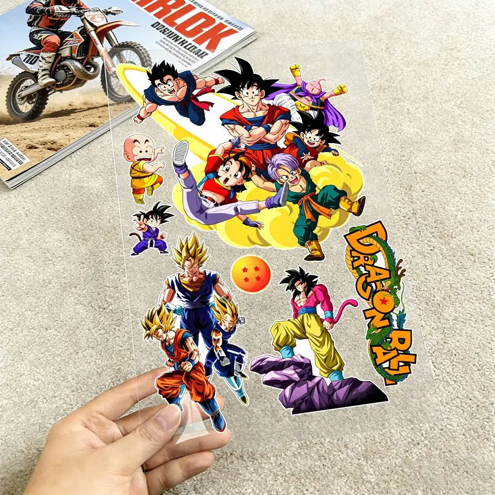 

Dragon Ball Motorcycle Reflective Stickers Waterproof Decals for Helmet Scooter Fuel Tank Toolbox Racing
