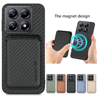 Magnetic 2 IN 1 Detachable Leather Case for Xiaomi 13T Pro 12T 11T 10T Mi 11 Lite NE 14 13 T 12 5G Card Back Cover Funda Magsafe