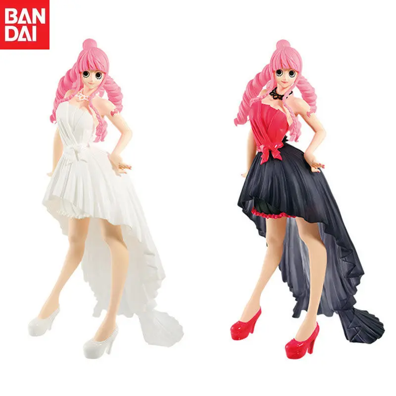 In Stock Bandai Original Anime One Piece LADY EDGE Perona Action Figure Model Children's Gifts