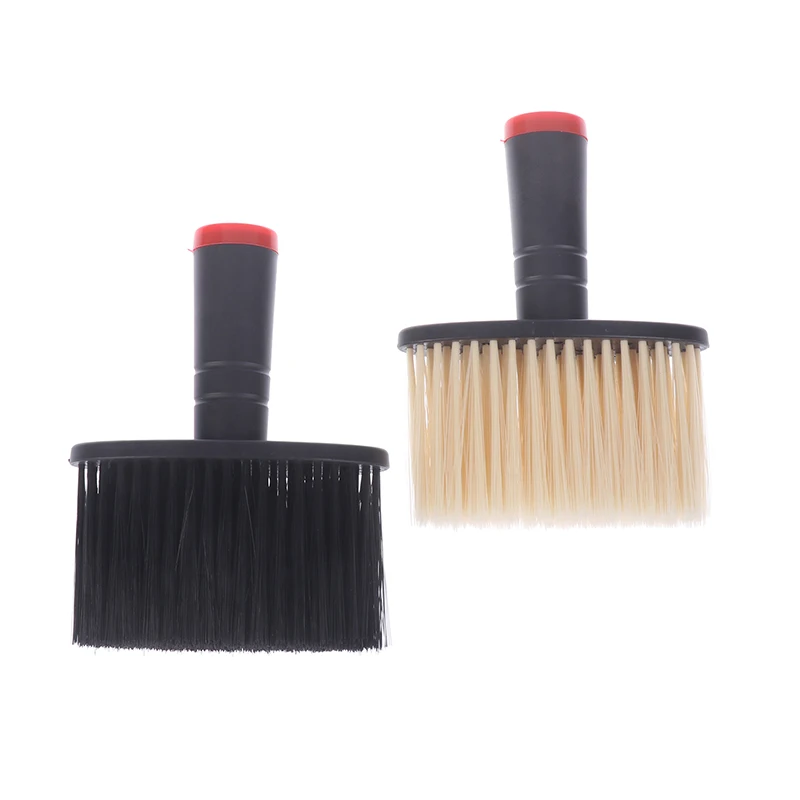 Spazzole per spolverino professionale per il viso con collo morbido spazzola per capelli pulita per capelli da barbiere spazzola per barba taglio per parrucchieri strumenti per lo Styling
