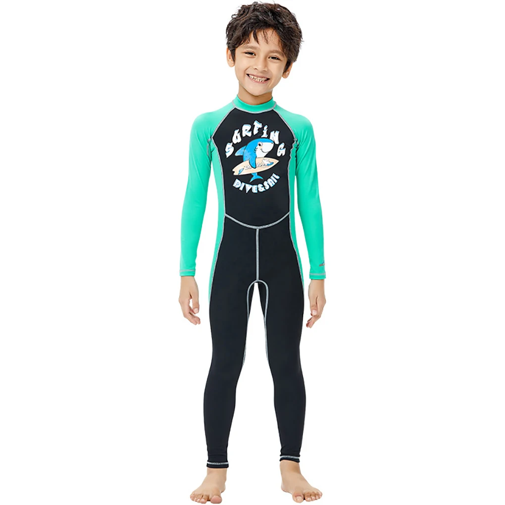 

Wetsuits Diving Suit Quick Drying Kids Wetsuit Boys Girls Anti-jellyfish Jumpsuit for Snorkeling Surfing Swimming XL